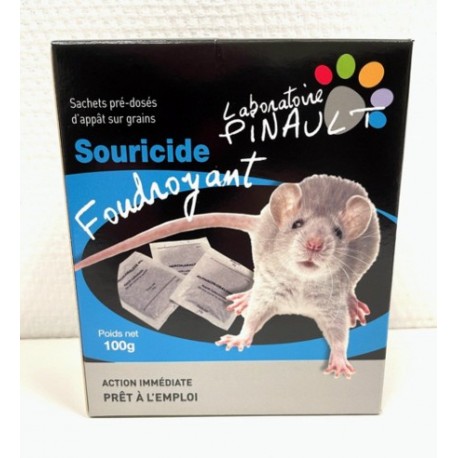 Appât raticide souricide mulocide rat souris mulot multicéréales AL